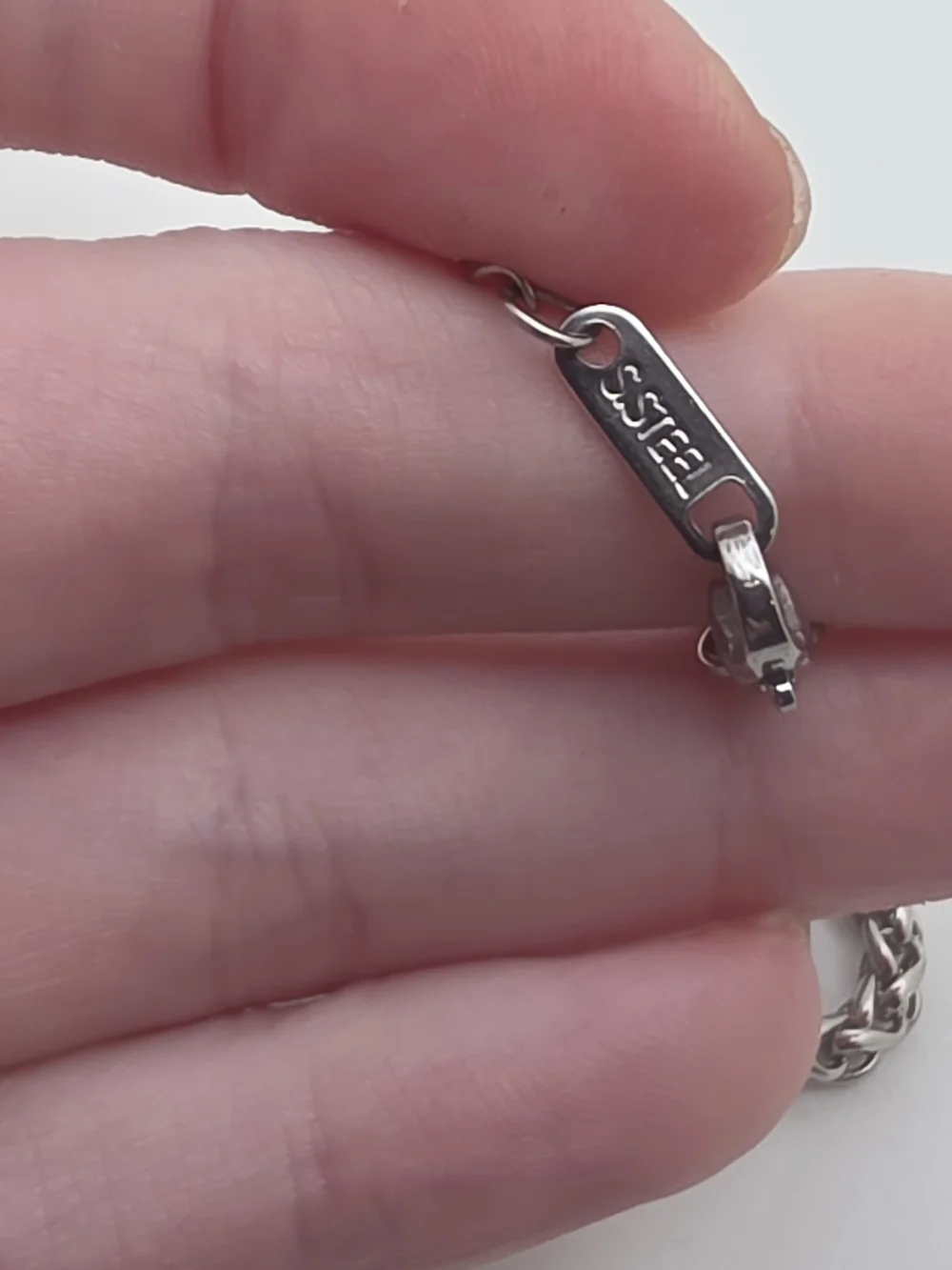 Silver Rope Chain Bracelet
